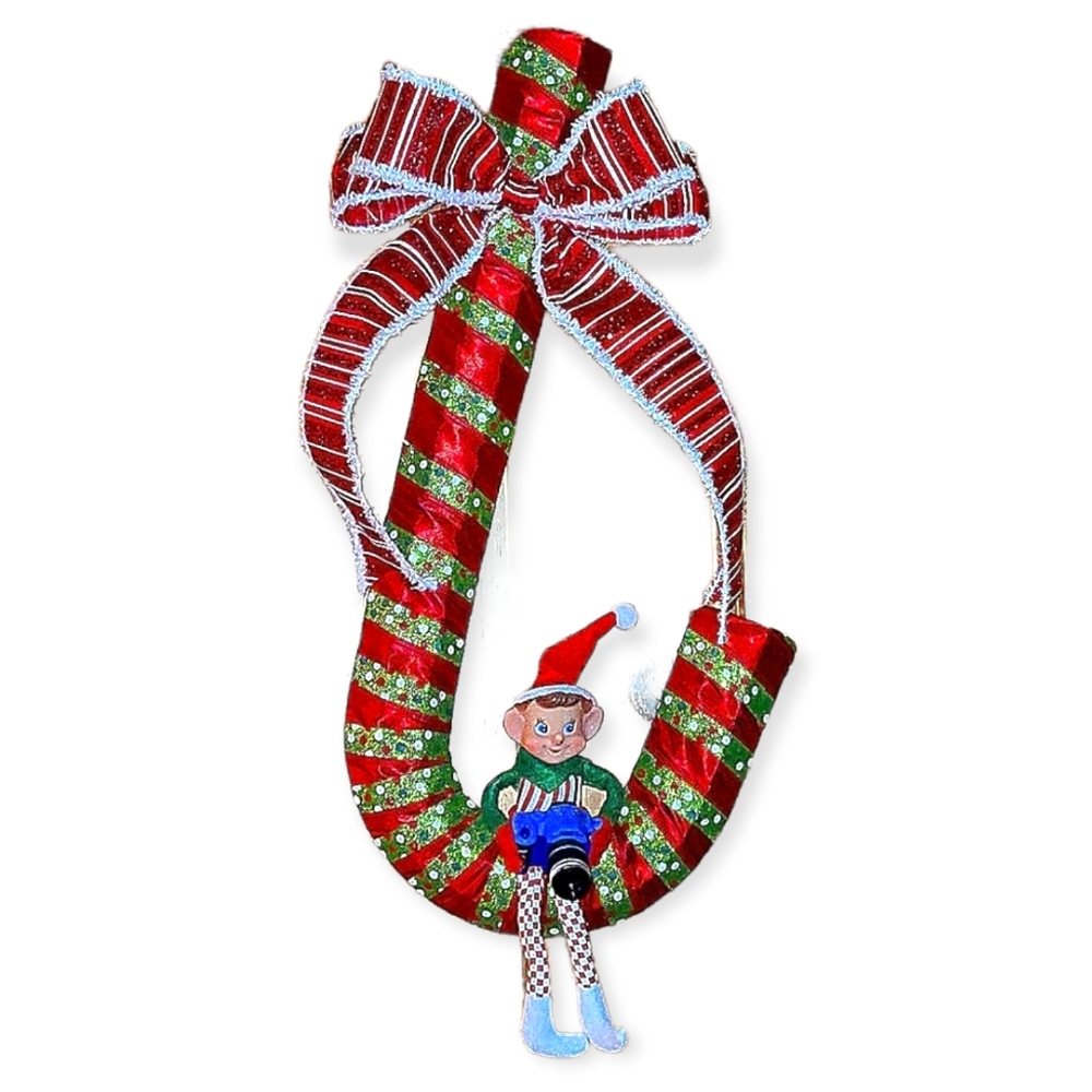 ELF ON THE SHELF SANTA CAM WALL HANGER CHRISTMAS